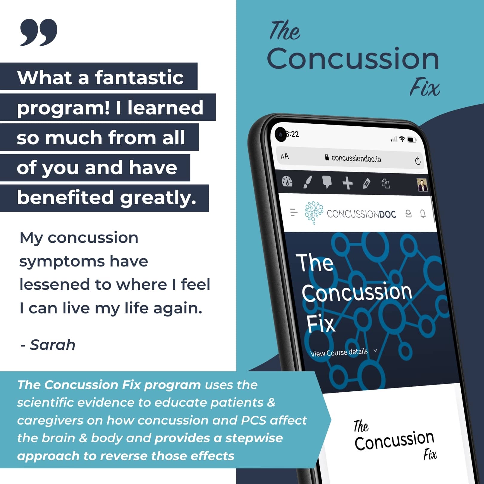 The Concussion Fix Program Wellness Embodied